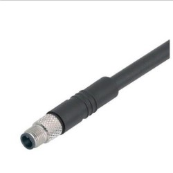 Waterproof M5 Aviation Connector Overmould M5 3Pin Male Connector Waterproof Non-Shield With 1M 26AWG Wire