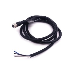 10 pcs M8 Cables Connector Molding Type M8 5Pin Female Plug With 1M 26AWG Wire