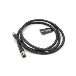 10 pcs M8 Male to Female B Coding Molding Type M8 5Pin Female Plug To Male Plug With 1M 24AWG Wire