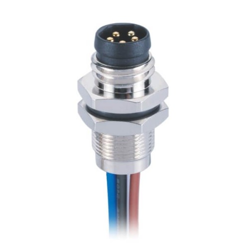 10 pcs M8 Waterproof B Coding M8 Male Panel Mount Solder Type With 1M 26AWG Wire 10 pcs M8 Waterproof B Coding M8 Male Panel Mount Solder Type With 1M 26AWG Wire