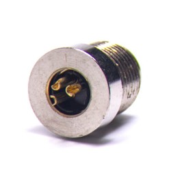 10pcs M8 3Pin Female Connector Panel Mount Cable Front Mount Solder Type Waterproof Straight Socket