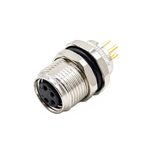 10pcs M8 4 pin Female Connector Waterproof Socket 4 Pin Female PCB Type Panel Mount Connector 10pcs M8 4 pin Female Connector Waterproof Socket 4 Pin Female PCB Type Panel Mount Connector