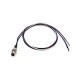 10pcs M8 Cable Connector 4 Pin Male Shiled Solder Type Panel Aviation For Cable 24AWG 0.5M Straight Waterproof