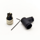 10pcs M8 Cable Connector Screw Type Connector Right Angle 4 Cores Assemble Cable Female Unshiled Waterproof Plug 10pcs M8 Cable Connector Screw Type Connector Right Angle 4 Cores Assemble Cable Female Unshiled Waterproof Plug