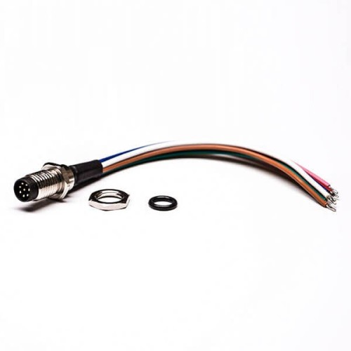 10pcs M8 Cables Connector A Coding 8 Pin Solder Type Front Panel Aviation Connector With 50CM 26AWG Cable 10pcs M8 Cables Connector A Coding 8 Pin Solder Type Front Panel Aviation Connector With 50CM 26AWG Cable
