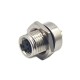 10pcs M8 Connector Panel Mount Connector 4 Pin Female Front Mount Waterproof Straight Receptacle 10pcs M8 Connector Panel Mount Connector 4 Pin Female Front Mount Waterproof Straight Receptacle