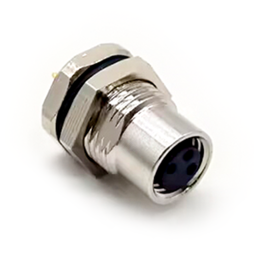 10pcs M8 Waterproof Straight Panel Mount Connector 3 Pin Female Front Mount PCB Socket 10pcs M8 Waterproof Straight Panel Mount Connector 3 Pin Female Front Mount PCB Socket