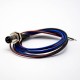 3 Pin M8 Connector Male Straight Panel Receptacles Waterproof Front Mount With Line 0.2M 3 Pin M8 Connector Male Straight Panel Receptacles Waterproof Front Mount With Line 0.2M