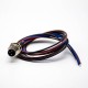 3 Pin M8 Connector Male Straight Panel Receptacles Waterproof Front Mount With Line 0.2M 3 Pin M8 Connector Male Straight Panel Receptacles Waterproof Front Mount With Line 0.2M