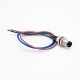 3 Pin M8 Connector Male Straight Panel Receptacles Waterproof Front Mount With Line 0.2M 3 Pin M8 Connector Male Straight Panel Receptacles Waterproof Front Mount With Line 0.2M