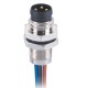 3Pin M8 Connector Waterproof Male Straight Panel Mount Sensor Connector Solder Type Receptacle With 75CM 24AWG Wire Non-Shield 3Pin M8 Connector Waterproof Male Straight Panel Mount Sensor Connector Solder Type Receptacle With 75CM 24AWG Wire Non-Shield