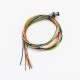 3Pin M8 Connector Waterproof Male Straight Panel Mount Sensor Connector Solder Type Receptacle With 75CM 24AWG Wire Non-Shield 3Pin M8 Connector Waterproof Male Straight Panel Mount Sensor Connector Solder Type Receptacle With 75CM 24AWG Wire Non-Shield