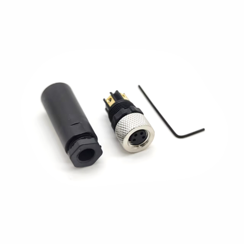 4 Pin M8 Connector Female Plug Unshielded Straight Screw-joint Unshielded 4 Pin M8 Connector Female Plug Unshielded Straight Screw-joint Unshielded