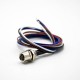 4 Pin M8 Connector Female Waterproof Straight Socket Back Mount Wiring 0.2M Solder 4 Pin M8 Connector Female Waterproof Straight Socket Back Mount Wiring 0.2M Solder