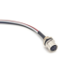 4 Pin M8 Connector Female Waterproof Straight Socket Back Mount Wiring 0.2M Solder 4 Pin M8 Connector Female Waterproof Straight Socket Back Mount Wiring 0.2M Solder