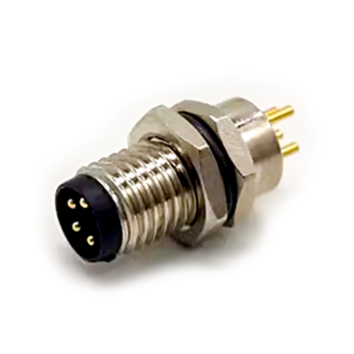4Pin Socket M8 PCB Connector Automotive Screw Male Front Mount Waterproof Straight 4Pin Socket M8 PCB Connector Automotive Screw Male Front Mount Waterproof Straight