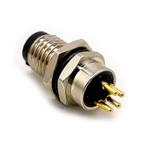 4Pin Socket M8 PCB Connector Automotive Screw Male Front Mount Waterproof Straight 4Pin Socket M8 PCB Connector Automotive Screw Male Front Mount Waterproof Straight