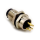 4Pin Socket M8 PCB Connector Automotive Screw Male Front Mount Waterproof Straight 4Pin Socket M8 PCB Connector Automotive Screw Male Front Mount Waterproof Straight