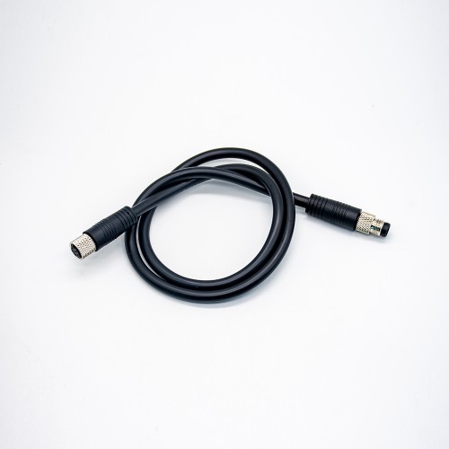 6 Pin Circular Connector M8 A Code Cable Crodset 26AWG 50CM Male to Female Straight 6 Pin Circular Connector M8 A Code Cable Crodset 26AWG 50CM Male to Female Straight