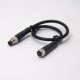 6 Pin Circular Connector M8 A Code Cable Crodset 26AWG 50CM Male to Female Straight 6 Pin Circular Connector M8 A Code Cable Crodset 26AWG 50CM Male to Female Straight