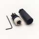 Field Wireable Connector M8 Female Plug 4 Pin Unshielded Straight Screw-Joint for Cable