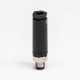 M8 4Pin Field Wireable Connector Straight Male Assemble Type Unshiled Waterproof Plug