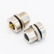 M8 8 pin Female A Code Straight Front Mount M12-1.0 Thread Solder Type