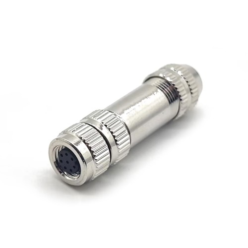 M8 8 Pin Female Connector Straight Aviation Plug Solder Type for Cable Metal Shielded Connector M8 8 Pin Female Connector Straight Aviation Plug Solder Type for Cable Metal Shielded Connector