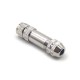 M8 8 Pin Female Connector Straight Aviation Plug Solder Type for Cable Metal Shielded Connector M8 8 Pin Female Connector Straight Aviation Plug Solder Type for Cable Metal Shielded Connector