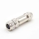 M8 8 Pin Female Connector Straight Aviation Plug Solder Type for Cable Metal Shielded Connector M8 8 Pin Female Connector Straight Aviation Plug Solder Type for Cable Metal Shielded Connector