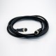M8 Cable Assembly 3 Pin Overmoulded With 24AWG 1M Female to Female Straight Cordset M8 Cable Assembly 3 Pin Overmoulded With 24AWG 1M Female to Female Straight Cordset
