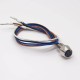M8 Cable Color Code Female Socket for Cable 24AWG 1M Straight 4 Pin Blukhead