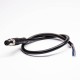 M8 Cable Connector 5 Pin Male Straight Single Ended Cable Solder Type B Coding For Cable 24AWG 35CM M8 Cable Connector 5 Pin Male Straight Single Ended Cable Solder Type B Coding For Cable 24AWG 35CM