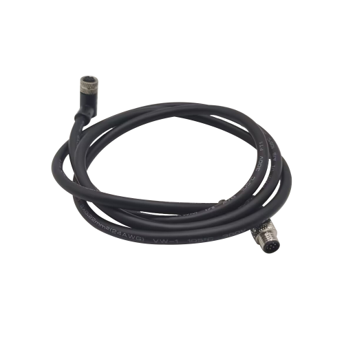 M8 Cable Connector 8 Pin Right Angle Male to Female A Code Cordset Screw Plug For Cable 26AWG 1M M8 Cable Connector 8 Pin Right Angle Male to Female A Code Cordset Screw Plug For Cable 26AWG 1M