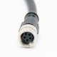 M8 Cable Connector Molding Type 5Pin B Coding Female Plug Straight With 1M 24AWG Wire