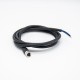 M8 Cable Connector Molding Type 5Pin B Coding Female Plug Straight With 1M 24AWG Wire