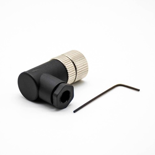 M8 Cable Connector Screw Type Connector Right Angle 4 Cores Assemble Cable Female Unshiled Waterproof Plug M8 Cable Connector Screw Type Connector Right Angle 4 Cores Assemble Cable Female Unshiled Waterproof Plug