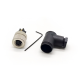 M8 Cable Connector Screw Type Connector Right Angle 4 Cores Assemble Cable Female Unshiled Waterproof Plug M8 Cable Connector Screw Type Connector Right Angle 4 Cores Assemble Cable Female Unshiled Waterproof Plug