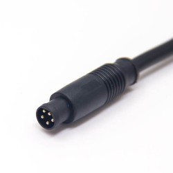M8 Cable Fast Plug 5 Pin Male to Female B Code Straight Connector For Cable 24AWG 1M