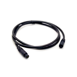 M8 Cable Fast Plug 5 Pin Male to Female B Code Straight Connector For Cable 24AWG 1M