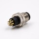 M8 Circular Connector 8Pin A Code Male Straight No-shield Field Wireable Connector Cable Solder Type M8 Circular Connector 8Pin A Code Male Straight No-shield Field Wireable Connector Cable Solder Type