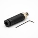 M8 Connector 4 Pin Male Straight Plastic Shell Aviation Plug Screw-Joint for Cable Unshielded M8 Connector 4 Pin Male Straight Plastic Shell Aviation Plug Screw-Joint for Cable Unshielded