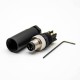M8 Connector 4 Pin Male Straight Plastic Shell Aviation Plug Screw-Joint for Cable Unshielded M8 Connector 4 Pin Male Straight Plastic Shell Aviation Plug Screw-Joint for Cable Unshielded
