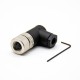 M8 Connector Screw Type Connector Right Angle 3 Pin Assemble Cable Female Plug M8 Connector Screw Type Connector Right Angle 3 Pin Assemble Cable Female Plug