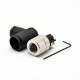 M8 Connector Screw Type Connector Right Angle 3 Pin Assemble Cable Female Plug M8 Connector Screw Type Connector Right Angle 3 Pin Assemble Cable Female Plug