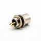 M8 PCB Connector 180° Back Mount Solder Type Waterproof 3 Pin Female Panel Receptacles