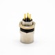 M8 PCB Connector 180° Back Mount Solder Type Waterproof 3 Pin Female Panel Receptacles