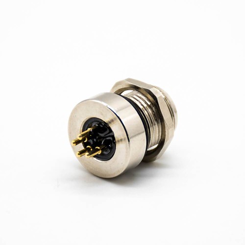 M8 PCB Socket Connector Waterproof Front Mount Straight 4 Pin Female Sensor Connector M8 PCB Socket Connector Waterproof Front Mount Straight 4 Pin Female Sensor Connector