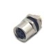 M8 Sensor Cable Panel Mount Cable Connector 4 Pin Female Back Mount Solder Type Socket Straight Waterproof M8 Sensor Cable Panel Mount Cable Connector 4 Pin Female Back Mount Solder Type Socket Straight Waterproof