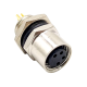 M8 Sensor Cable Panel Mount Cable Connector 4 Pin Female Back Mount Solder Type Socket Straight Waterproof M8 Sensor Cable Panel Mount Cable Connector 4 Pin Female Back Mount Solder Type Socket Straight Waterproof